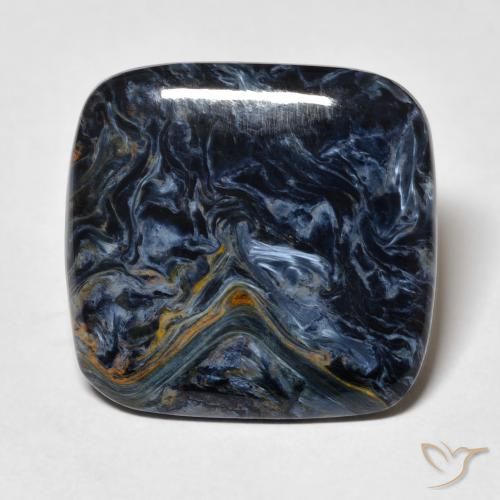 9.62ct Natural Multicolor Pietersite, Cushion, Opaque