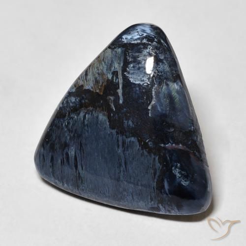 9.52 ct Multicolor Pietersite Stone, Natural Pietersite in Trillion Cabochon Shape for Sale