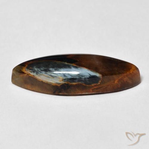 Pietersite Gemstone in 21.7 x 7 mm Size for Sale, Pietersite Stone in Multicolor Color
