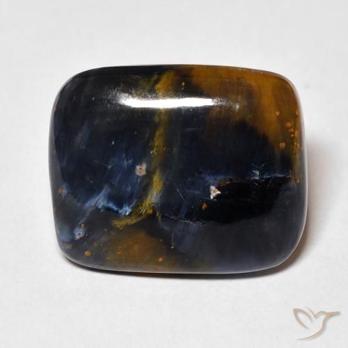 11.76ct Natural Multicolor Pietersite, Cushion, Opaque