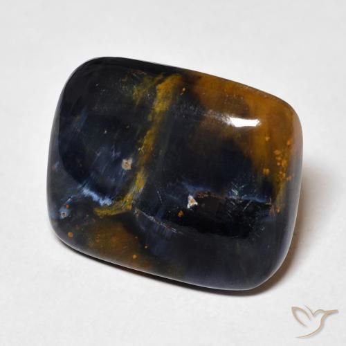 11.76 ct Multicolor Pietersite Stone, Natural Pietersite in Cushion Cabochon Shape for Sale