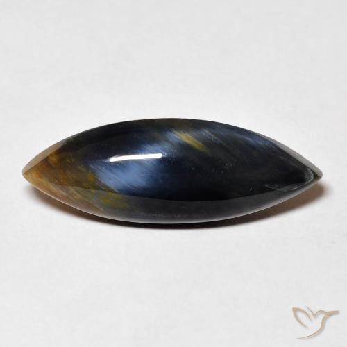 5.19ct Natural Multicolor Pietersite, Marquise, Opaque