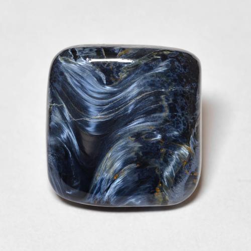 Pietersite Multicolore cushion cabochon de Namibie, 14,2 x 13,8mm, poids de 8,24 ct, pierre gemme naturelle Non traité de pureté Opaque , 1 pièce Pietersite, couleur Multicolore, dureté Mohs de 6.5 à 7 convient aux bijoux de tous les jours, pierre de sagesse, Photo A
