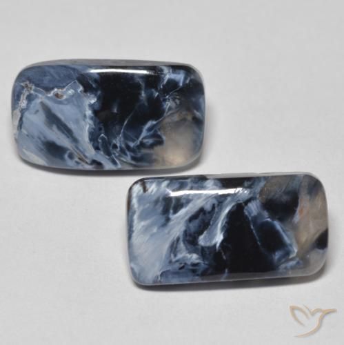 8.73 ct Baguette Pietersite, 15.4 x 8.7 mm From Namibia, Photo A