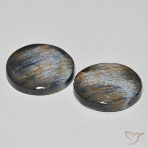 Pietersite Gemstones in 15 mm (calibrated) Size for Sale, Pietersite Stones in Multicolor Color