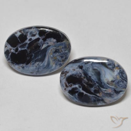 10.23 ct Oval Pietersite, 16.6 x 12.2 mm From Namibia, Photo A