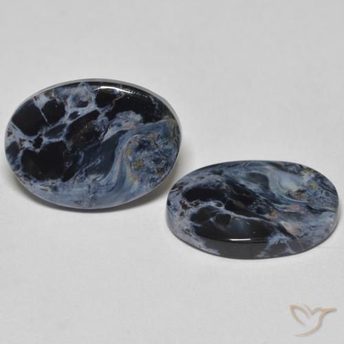 10.23 ctw Multicolor Pietersite Stones, Natural Pietersite in Oval Cabochon Shape for Sale