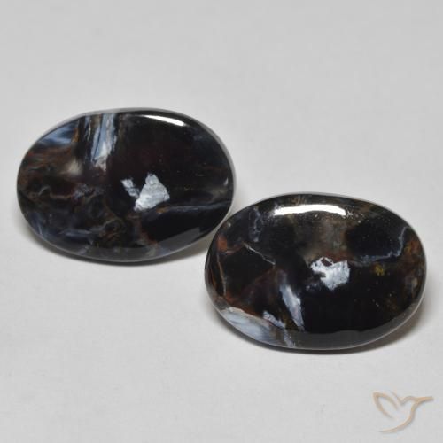 12.21ctw Natural Multicolor Pietersite, Oval, Opaque