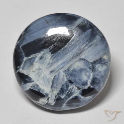 Pietersite Multicolore round cabochon 12,37 ct de Namibie, dimension 17,9mm, pierre gemme naturelle Non traité, pureté Opaque , 1 pièce Pietersite de couleur Multicolore, dureté Mohs de 6.5 à 7 convient aux bijoux de tous les jours, pierre de sagesse, Photo A
