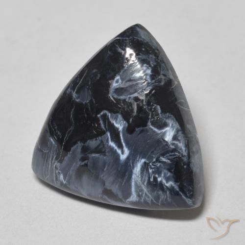 7.39 ct Multicolor Pietersite Stone, Natural Pietersite in Trillion Cabochon Shape for Sale