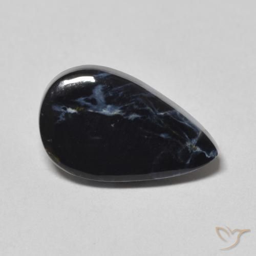 3.60 ct Multicolor Pietersite Stone, Natural Pietersite in Pear Cabochon Shape for Sale