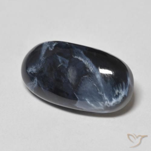 7.39 ct Multicolor Pietersite Stone, Natural Pietersite in Oval Cabochon Shape for Sale