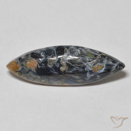 3.03ct Natural Multicolor Pietersite, Marquise, Opaque