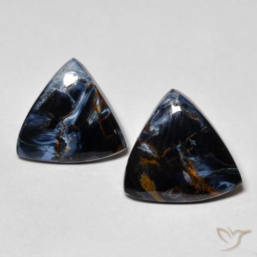 7.16ctw Natural Multicolor Pietersite, Trillion, Opaque