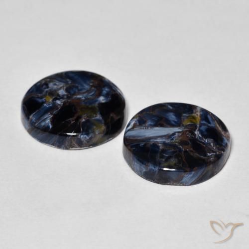 Pietersite Gemstones in 14 mm (calibrated) Size for Sale, Pietersite Stones in Multicolor Color