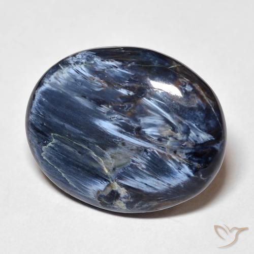 13.22 ct Multicolor Pietersite Stone, Natural Pietersite in Oval Cabochon Shape for Sale