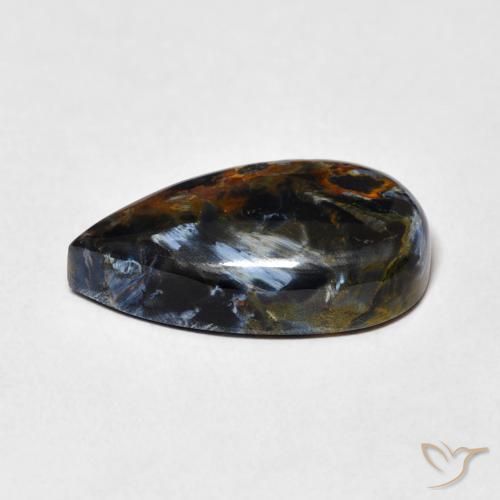 Pietersite Gemstone in 17.3 x 9.4 mm Size for Sale, Pietersite Stone in Multicolor Color