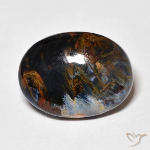 10.88 ct Oval Pietersite, 18.2 x 13.8 mm From Namibia, Photo A