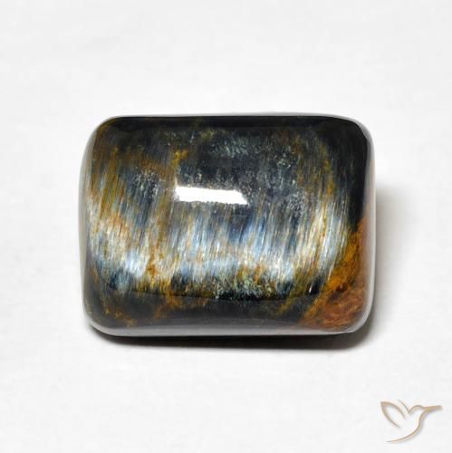 7.84ct Natural Multicolor Pietersite, Cushion, Opaque
