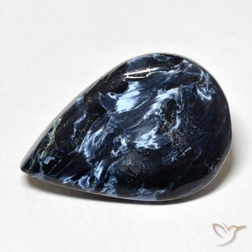 11.81ct Natural Multicolor Pietersite, Pear Shape, Opaque