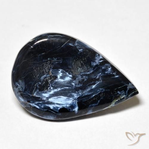 11.81 ct Multicolor Pietersite Stone, Natural Pietersite in Pear Cabochon Shape for Sale