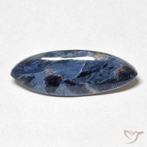 21,5 x 7,8mm marquise schliff mehrfarbiger Pietersite aus Namibia, Gewicht von 2,85 ct, natürlicher Edelstein in Opaque Reinheit, 1 Stück marquise schliff Pietersite - Farbe: Mehrfarbig, Mohs-Härte von 6,5 - 7 Geeignet für den täglichen Gebrauch im Schmuck, Photo A