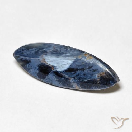 2.85 ct Multicolor Pietersite Stone, Natural Pietersite in Marquise Cabochon Shape for Sale