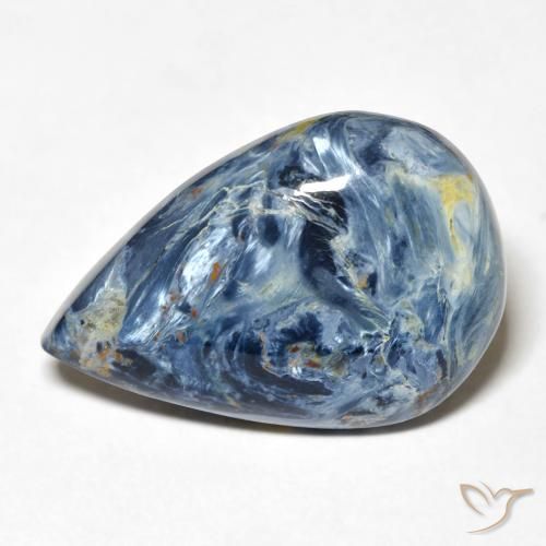 9.09ct Natural Multicolor Pietersite, Pear Shape, Opaque