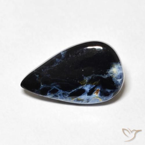 2.46ct Natural Multicolor Pietersite, Pear Shape, Opaque