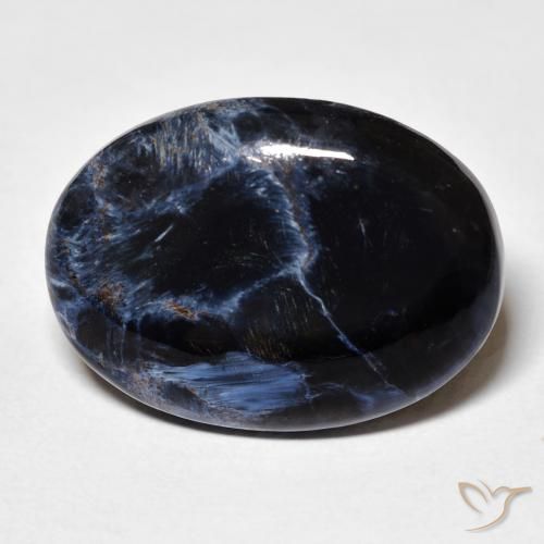 16,71 ct ovaler mehrfarbiger Pietersite aus Namibia, Größe 22,6 x 16,5mm, natürlicher Edelstein, Opaque Reinheit, 1 Stück ovaler Pietersite, Mohs-Härte von 6,5 - 7 Geeignet für den täglichen Gebrauch im Schmuck , Photo A