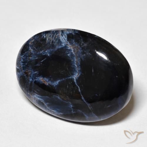 16.71 ct Multicolor Pietersite Stone, Natural Pietersite in Oval Cabochon Shape for Sale