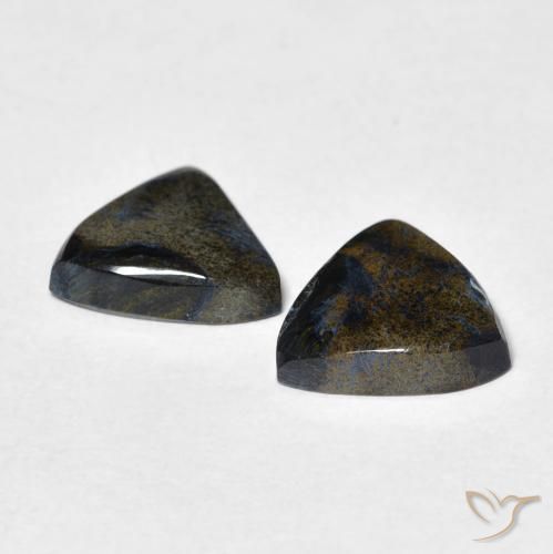 Pietersite Gemstones in 10.2 x 9.3 mm Size for Sale, Pietersite Stones in Multicolor Color