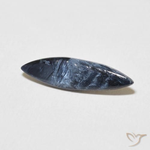 1.40 ct Multicolor Pietersite Stone, Natural Pietersite in Marquise Cabochon Shape for Sale