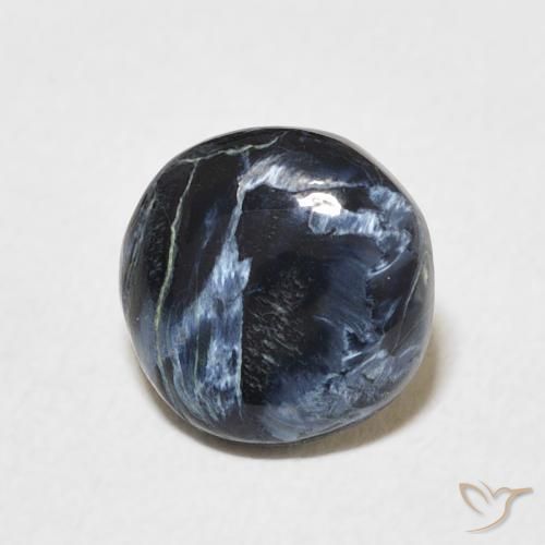 1.49 ct Multicolor Pietersite Stone, Natural Pietersite in Round Cabochon Shape for Sale