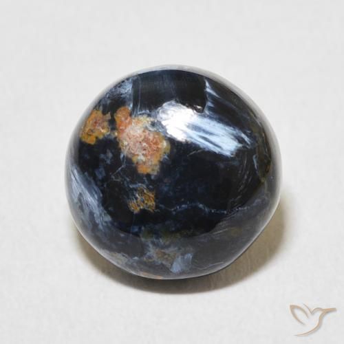 3.61ct Natural Multicolor Pietersite, Round, Opaque