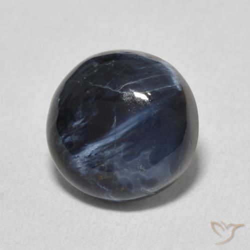2.51 ct Multicolor Pietersite Stone, Natural Pietersite in Round Cabochon Shape for Sale