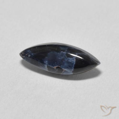 1.87 ct Multicolor Pietersite Stone, Natural Pietersite in Marquise Cabochon Shape for Sale
