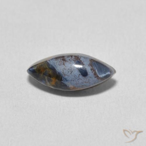 1.44ct Natural Multicolor Pietersite, Marquise, Opaque