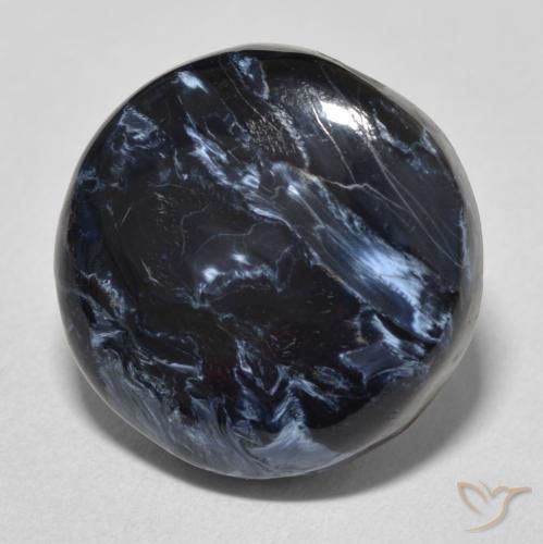 12.49 ct Multicolor Pietersite Stone, Natural Pietersite in Round Cabochon Shape for Sale