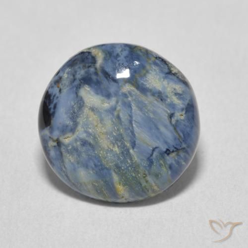 3.43ct Natural Multicolor Pietersite, Round, Opaque