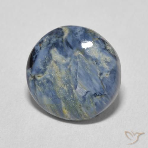 3.43 ct Multicolor Pietersite Stone, Natural Pietersite in Round Cabochon Shape for Sale