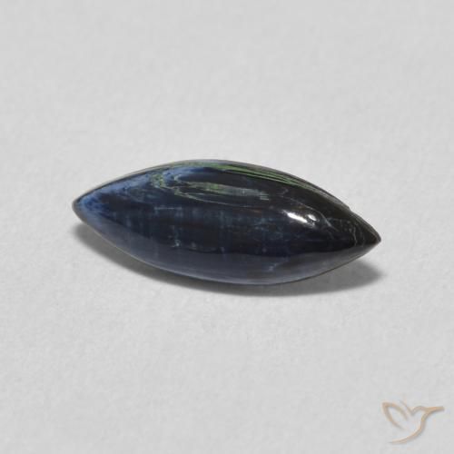 0.91 ct Multicolor Pietersite Stone, Natural Pietersite in Marquise Cabochon Shape for Sale