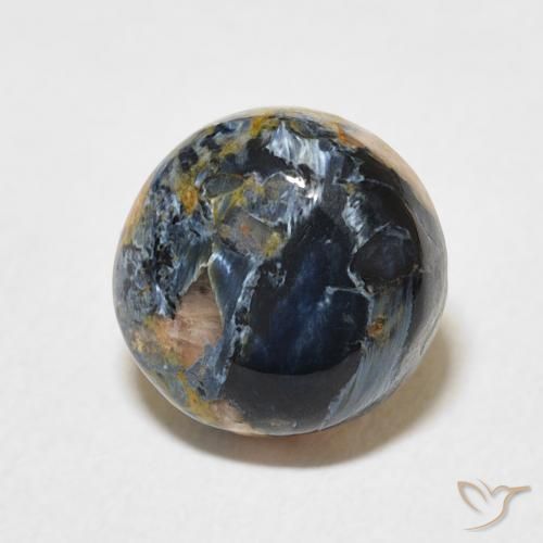 3.10 ct Multicolor Pietersite Stone, Natural Pietersite in Round Cabochon Shape for Sale