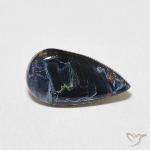 1.17 ct Multicolor Pietersite Stone, Natural Pietersite in Pear Cabochon Shape for Sale