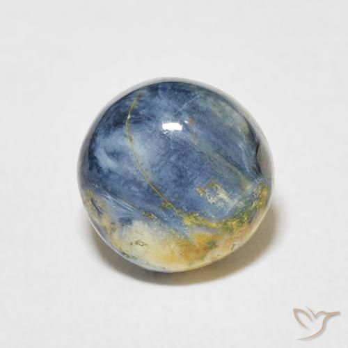 2.06ct Natural Multicolor Pietersite, Round, Opaque