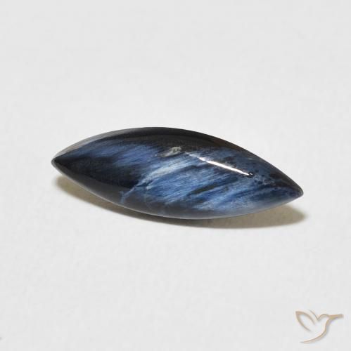 1.40 ct Multicolor Pietersite Stone, Natural Pietersite in Marquise Cabochon Shape for Sale