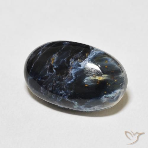 7.30 ct Multicolor Pietersite Stone, Natural Pietersite in Oval Cabochon Shape for Sale