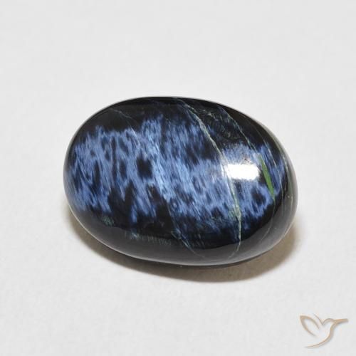 5.18 ct Multicolor Pietersite Stone, Natural Pietersite in Oval Cabochon Shape for Sale