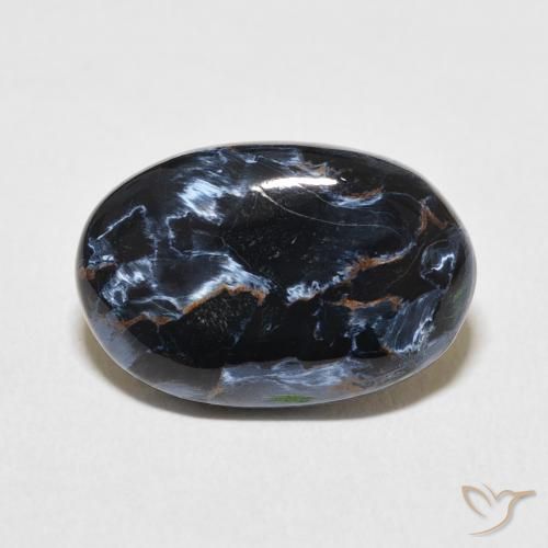 7.04ct Natural Multicolor Pietersite, Oval, Opaque
