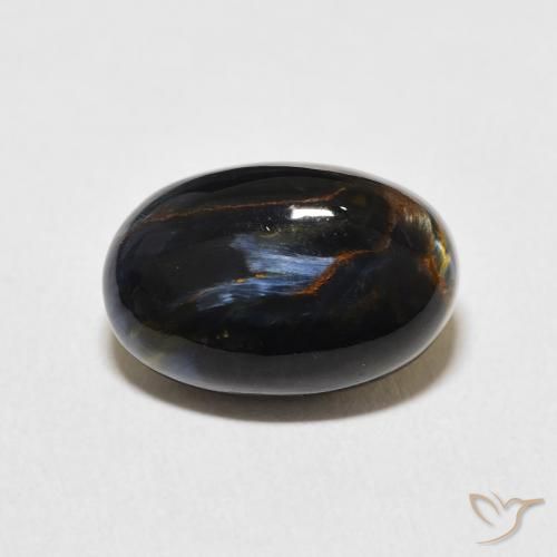 6.38ct Natural Multicolor Pietersite, Oval, Opaque